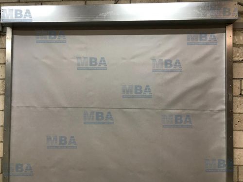 galvanized box and fire curtain rails
