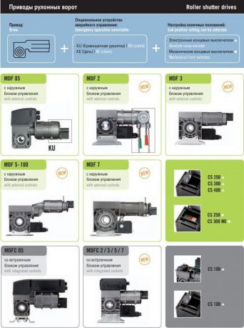 Types of motors for roller gates